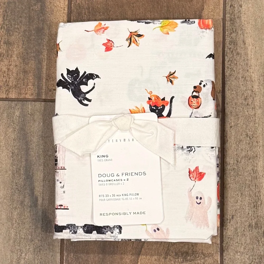 Halloween Doug & Friends King Pillowcase Set of 2 - PBK